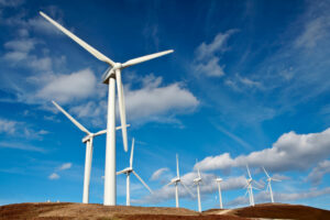 Wind turbines carbon offsets